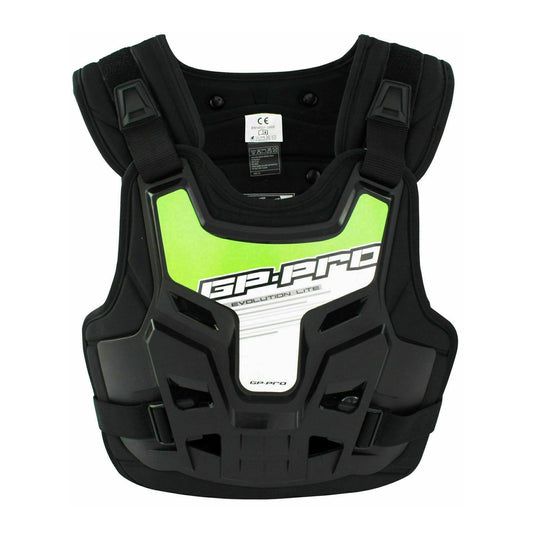 GP-Pro Evolution Lite Body Armour Chest/Back Protector W/ Green Sticker S/M