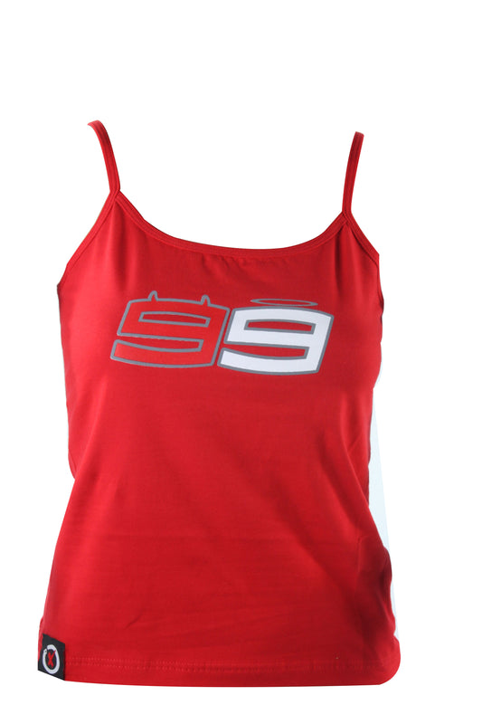 MotoGP Lorenzo 99 Ladies Red Vest (Extra Large)