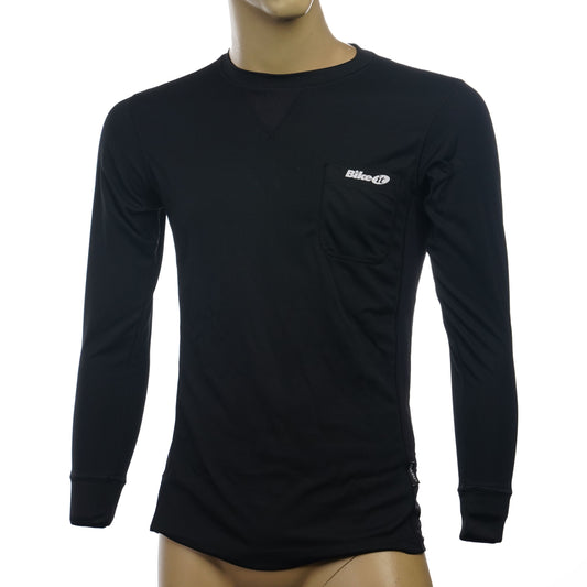 Bike It Base Layer Coolmax Long Sleeve Shirt (Extra Large)