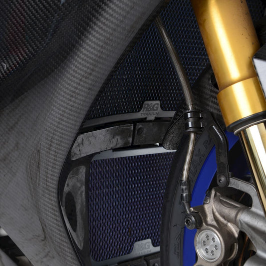 Titanium Radiator Guard for Yamaha YZF-R1 / R1M '15- & MT-10 '16-
