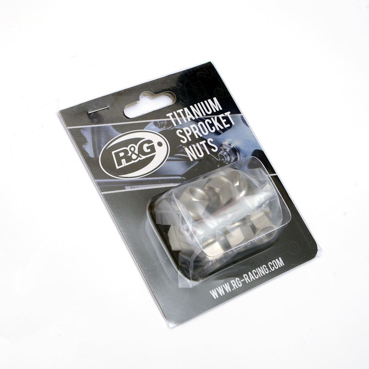 Titanium Sprocket Nuts M10x1.50 (6-piece set)