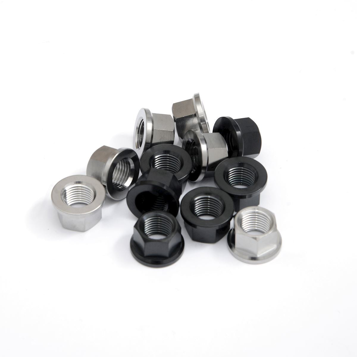 Titanium Sprocket Nuts M10x1.50 (6-piece set)
