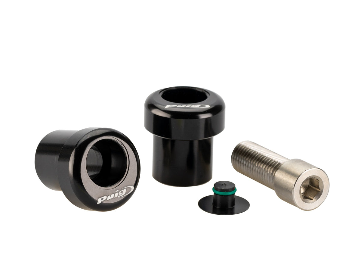 Mirror Screw Caps - Black
