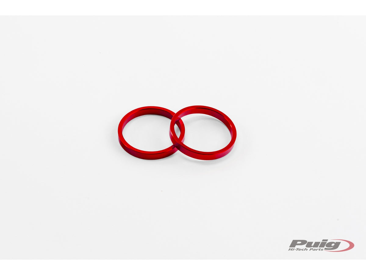 Rings For Short Bar Ends - Red