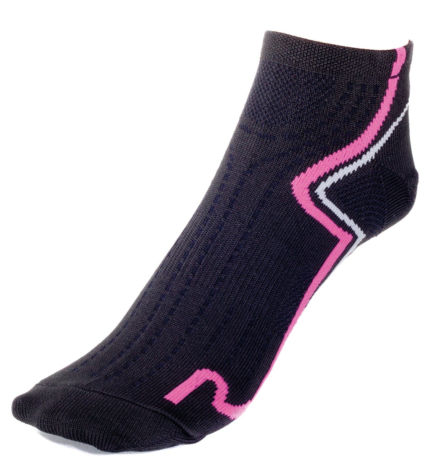 Eigo Low Cut Socks Coolmax Black/Magenta - S