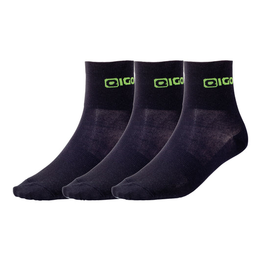 Eigo Socks Coolmax Black 3 Pack - S