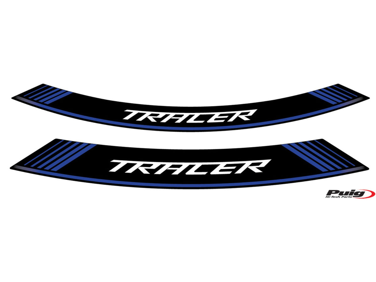 Wheel Rim Stickers - Blue