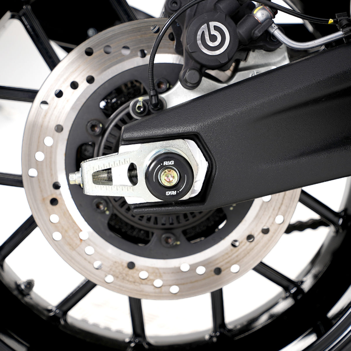 Swingarm Protectors for Ducati Scrambler 800 Full Throttle ’26-, 10th Anniversary Rizoma Edition ’26-, Scrambler Icon ’26-, Scrambler Icon Dark ’26-, Scrambler Nightshift ’26- and 6 others