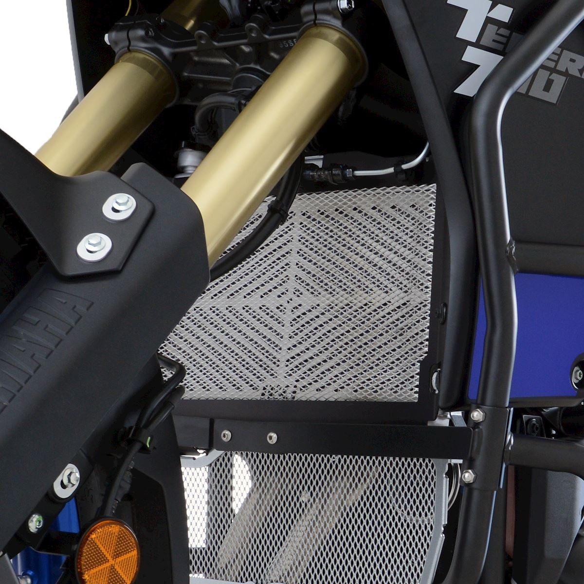 Stainless Steel Radiator Guard for Yamaha Tenere World Rally(T7) '23-, Tenere 700 '19-, Tenere 700 World Raid '22- & Tenere 700 Rally '21-