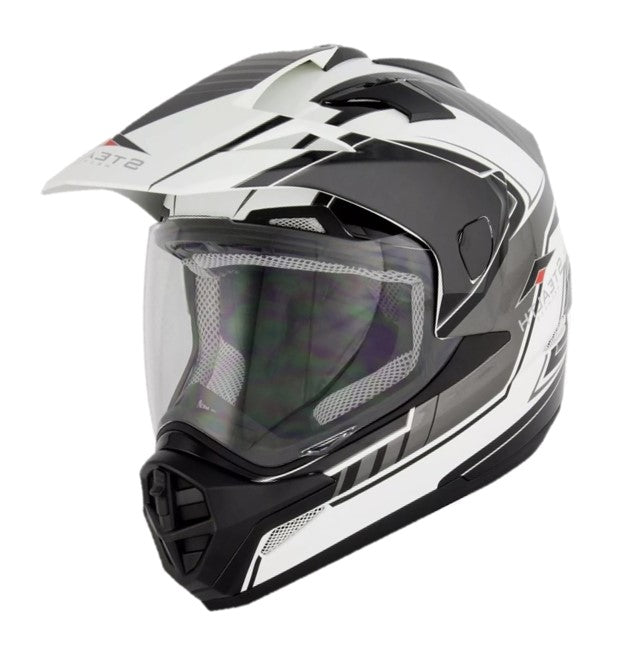 Stealth Helmet HD009 Adventure Graphic Gunmetal XS