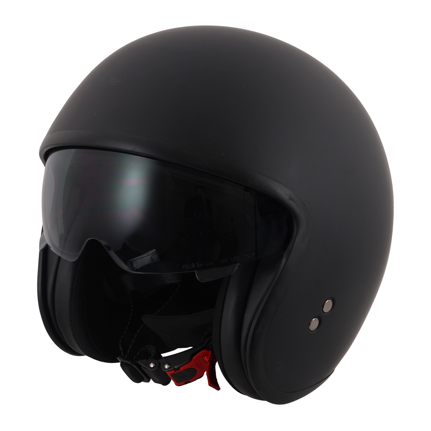 Stealth Open Face Helmet - Matt Black - XX-Large