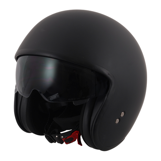 Stealth Open Face Helmet - Matt Black - XX-Large