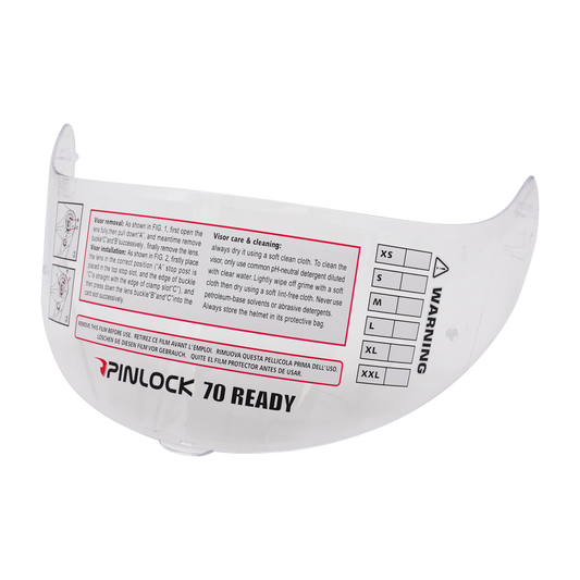 Replacement Stealth HS159 V159 Flip Pinlock70 Ready Clear Visor