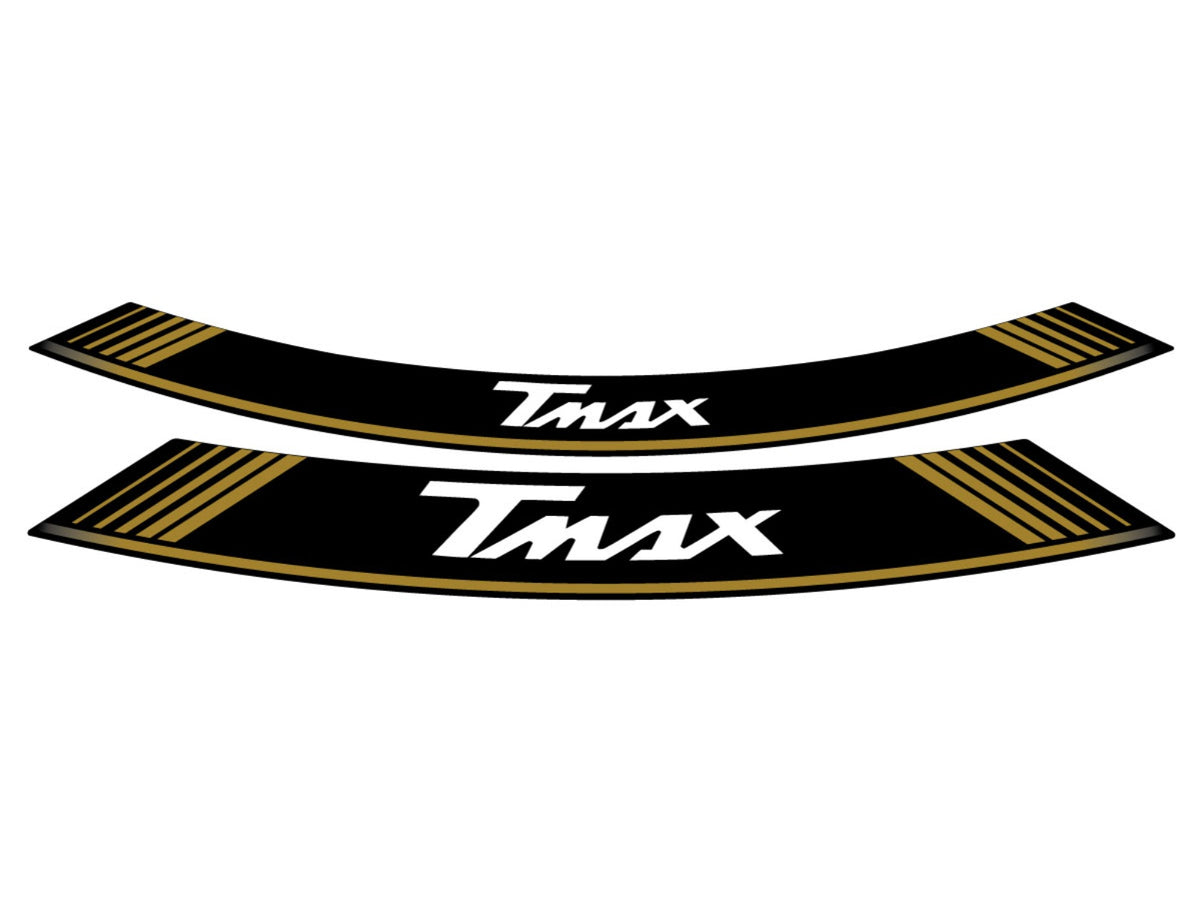 Wheel Rim Stickers - Gold