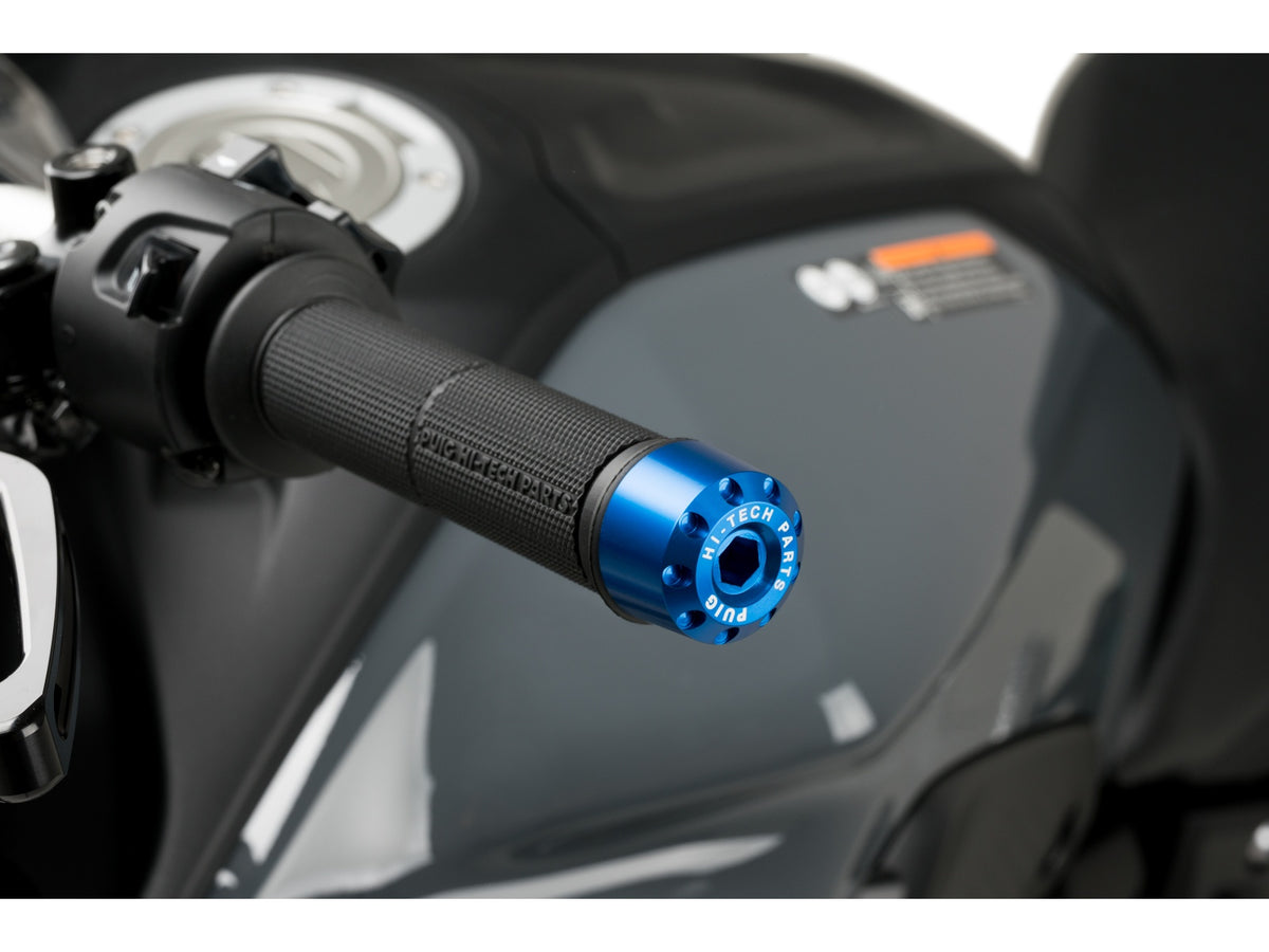 Short Bar End Weights - Blue