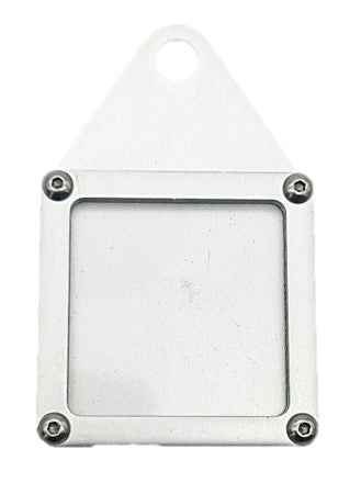 Bike It Tax Disc Holder (Square - Silver)