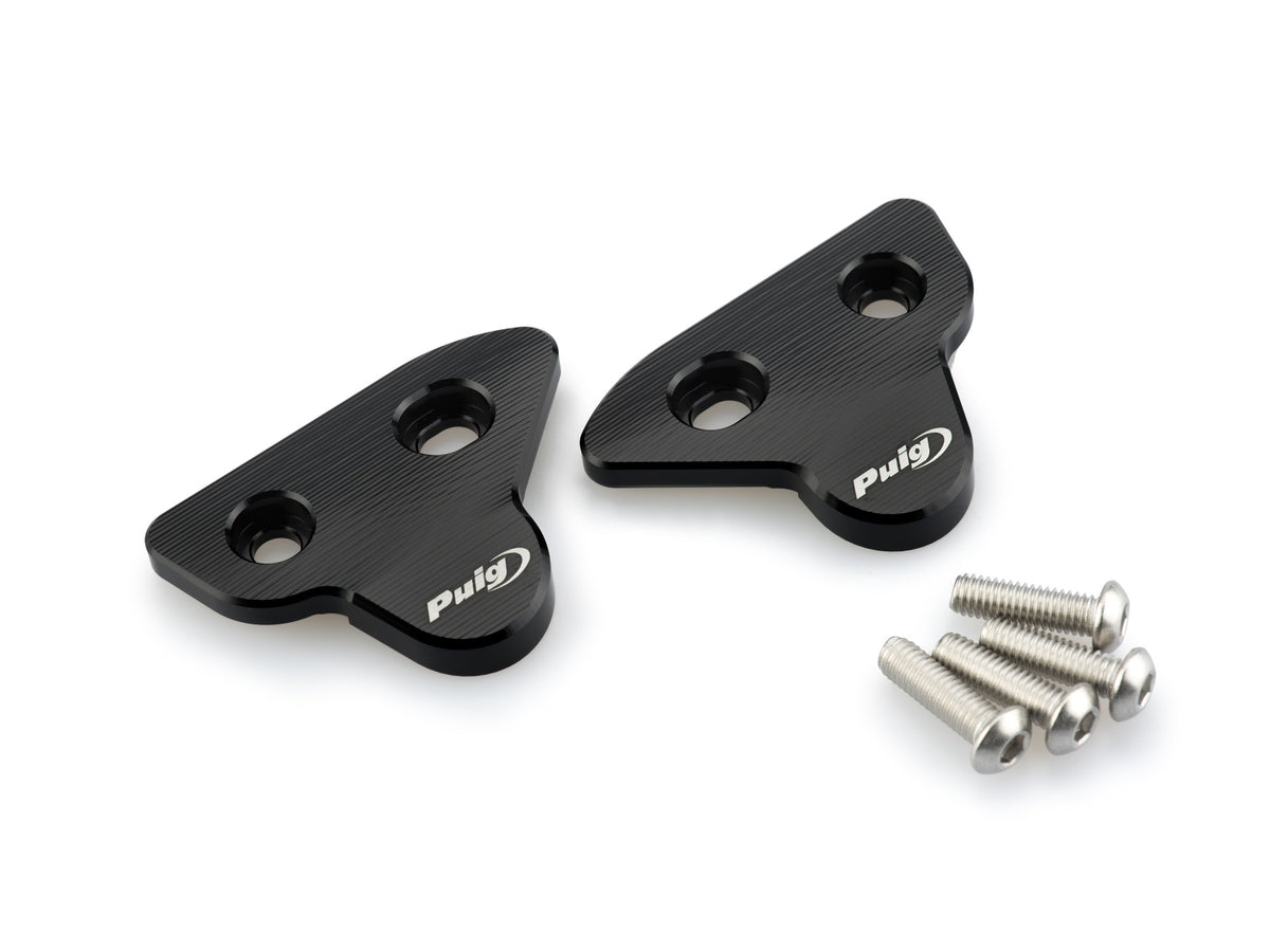 Puig Mirror Screw Caps (Black)