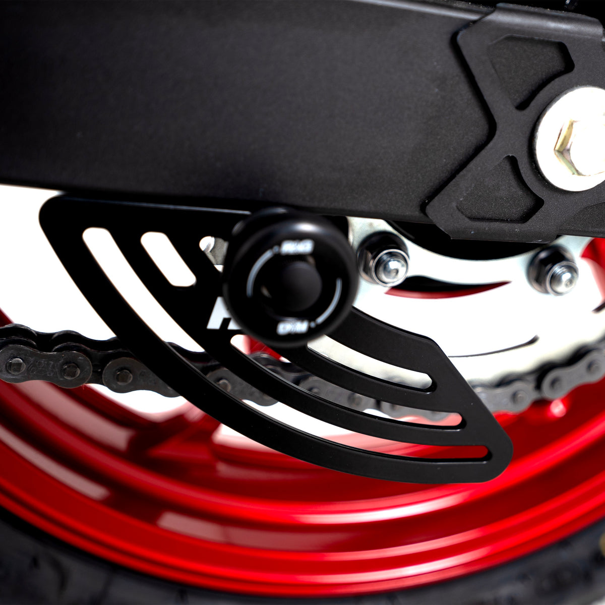 Toe Chain Guards - Toe Guard Kawasaki Ninja 250/400 '18-, Z400/ Z250 '19-, ZX-25R '20- & ZX-4R(R) (SE) ’23-, Z500 (Ninja) '24-models