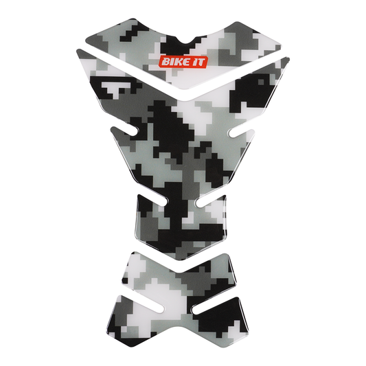 Bike It Black Urban Camo Spine Tank Pad