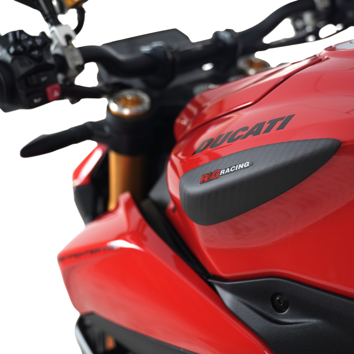 Tank Sliders for Ducati Streetfighter V2 '25-, Streetfighter V2 S '25-, Panigale V2 '25- & Panigale V2 S '25- (matte finish)