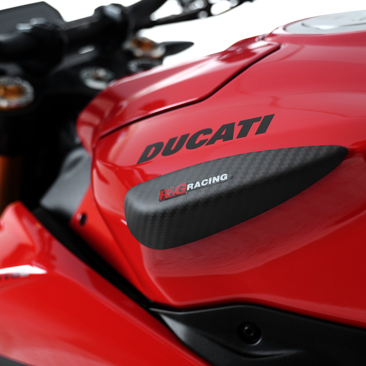 Tank Sliders for Ducati Streetfighter V2 '25-, Streetfighter V2 S '25-, Panigale V2 '25- & Panigale V2 S '25- (matte finish)