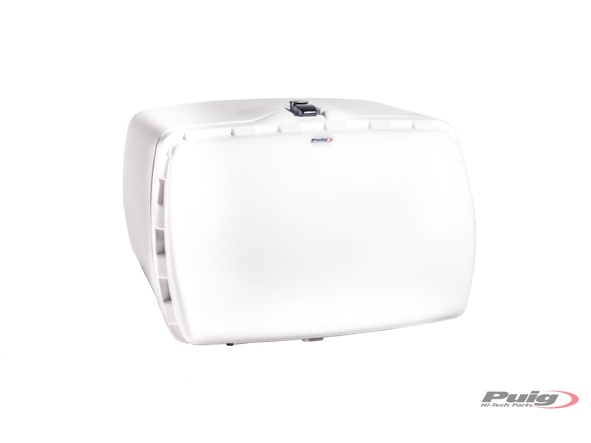 90 Litre Maxi Top Box With Lock - White