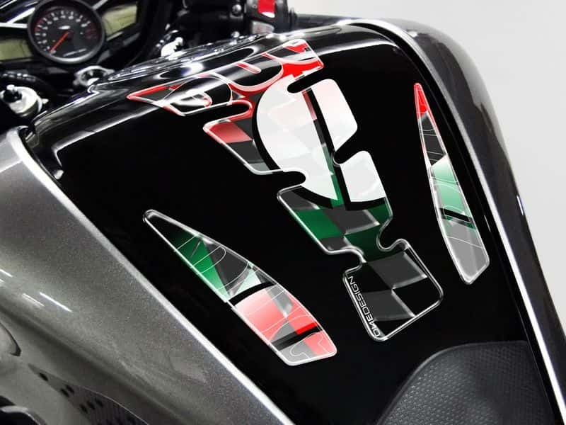 Puig Wings Tank Pad With Ducati Logo (Red)