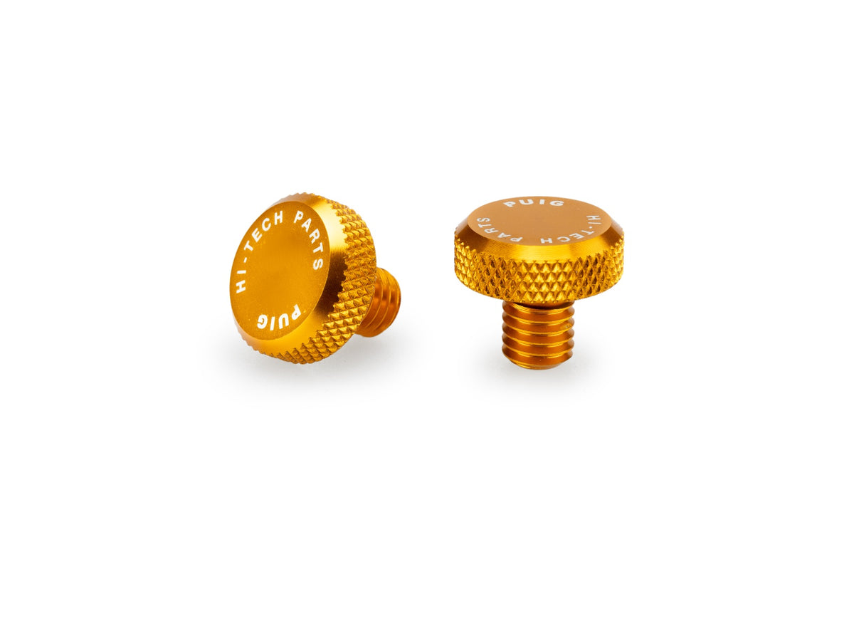 Mirror Hole Screw Plug - Gold