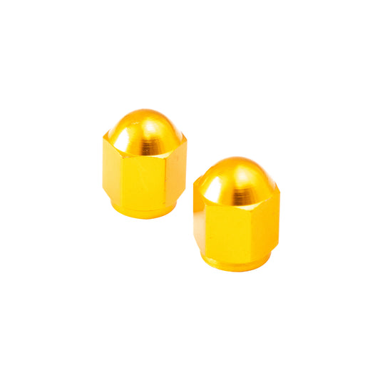 Bike It Hexagon Valve Caps - Gold