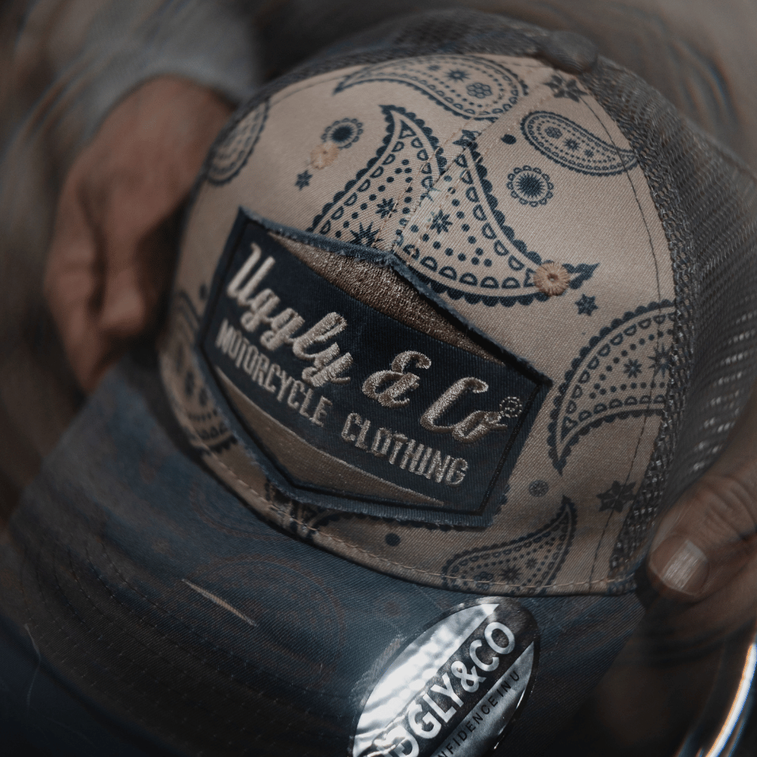 Bandana Diamond Trucker Hat by Uggly & Co