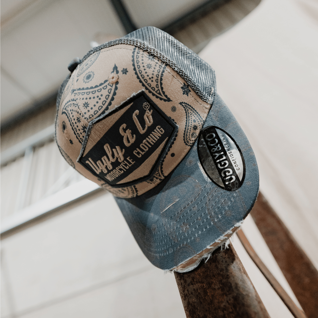 Bandana Diamond Trucker Hat by Uggly & Co