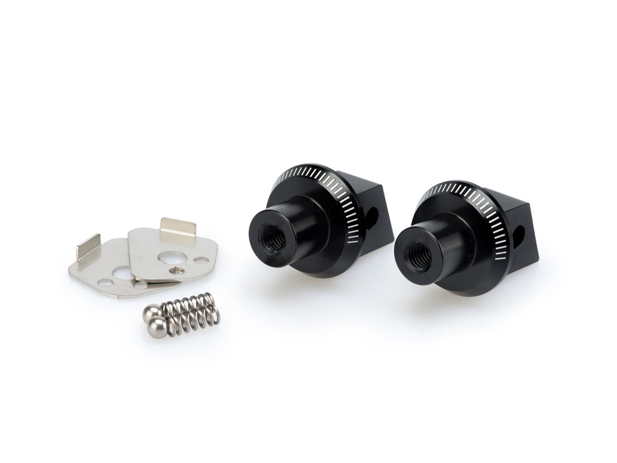 Puig Pillion Footpeg Adaptors (Black)