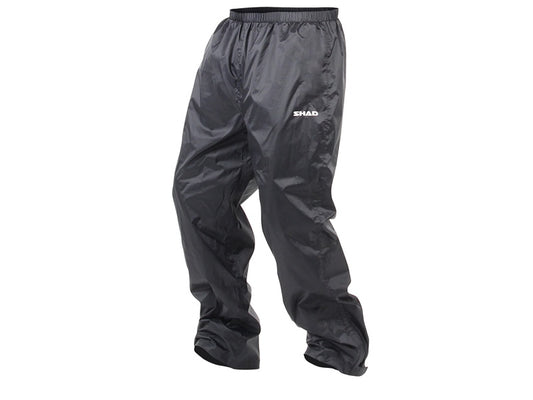 100% Waterproof Black Rain Trousers - Large