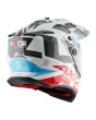 Axor X-Cross Adventure Helmet - White/Red Gloss