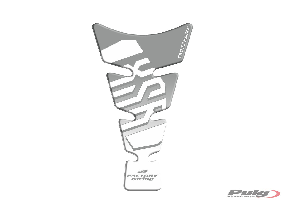 Spirit Tank Pad With Model Logo - Silver