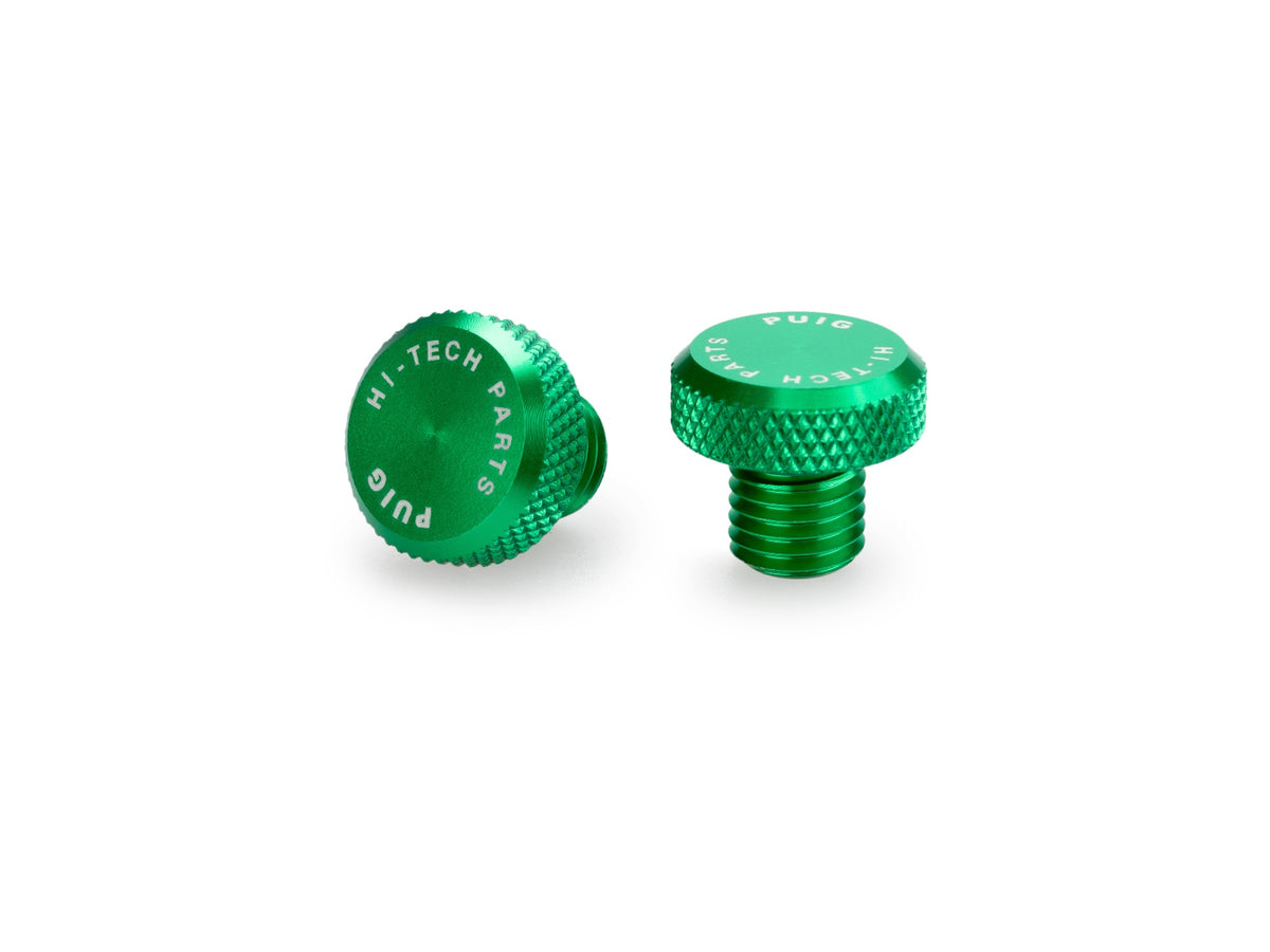 Mirror Hole Screw Plug - Green