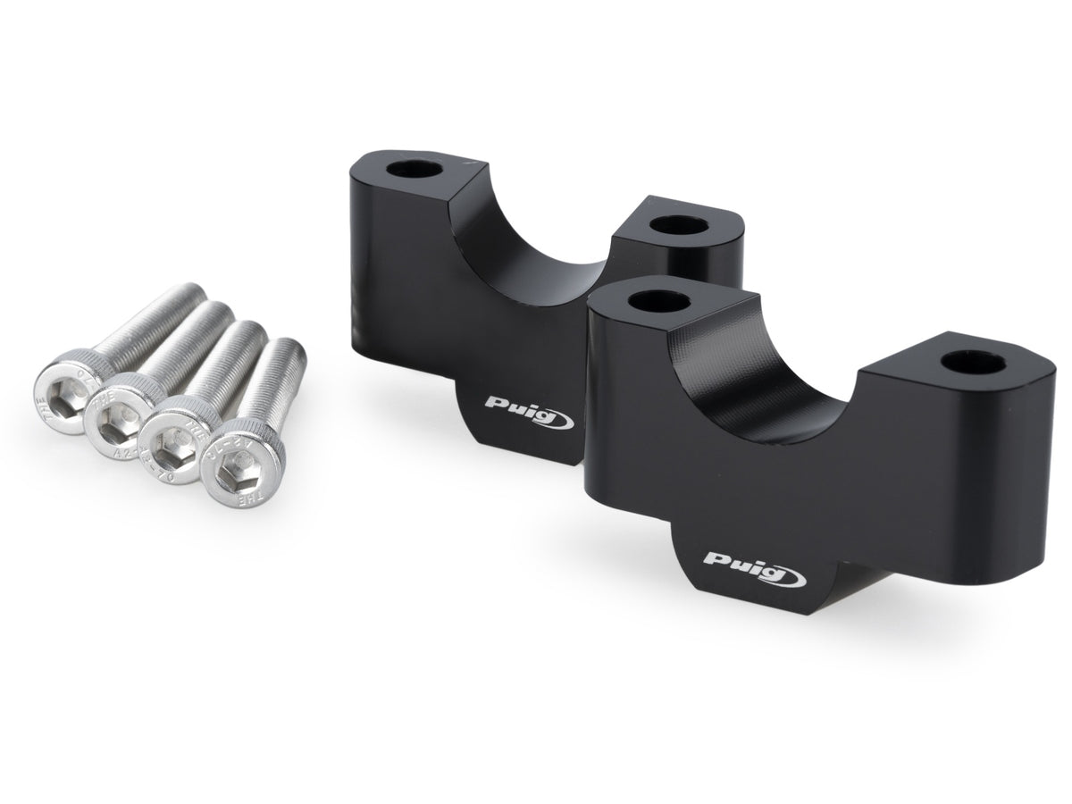 20mm Handlebar Risers For 29mm Bars - Black