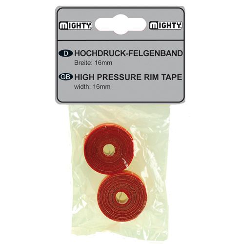 Bike It Self-Adhesive Hi Press Textile Rim Tape - For 12" - 28" Wheels x20mm - Pair