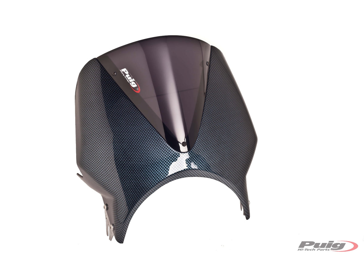 Black Fairing With Vision Screen - Dark Smoke