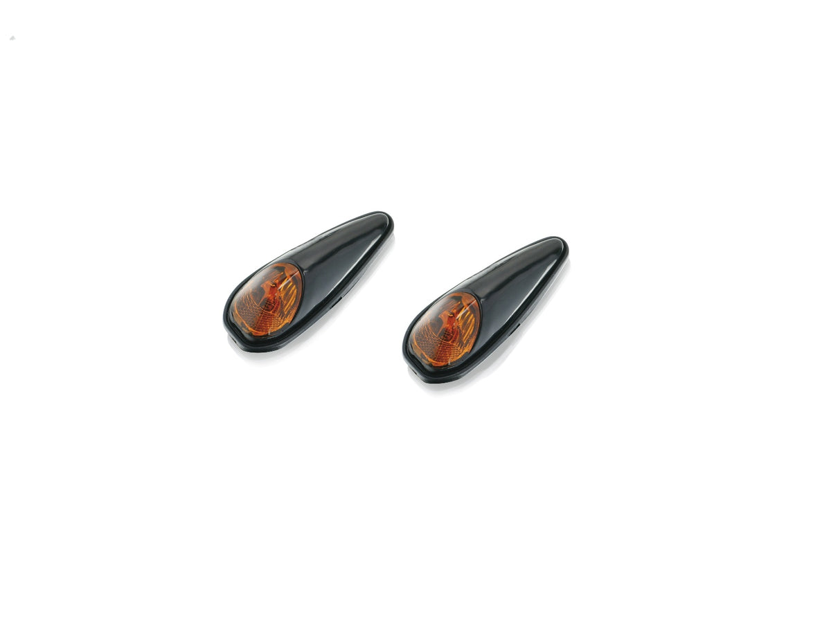 Puig Speed / Full Speed Indicators With Black Base (Orange)