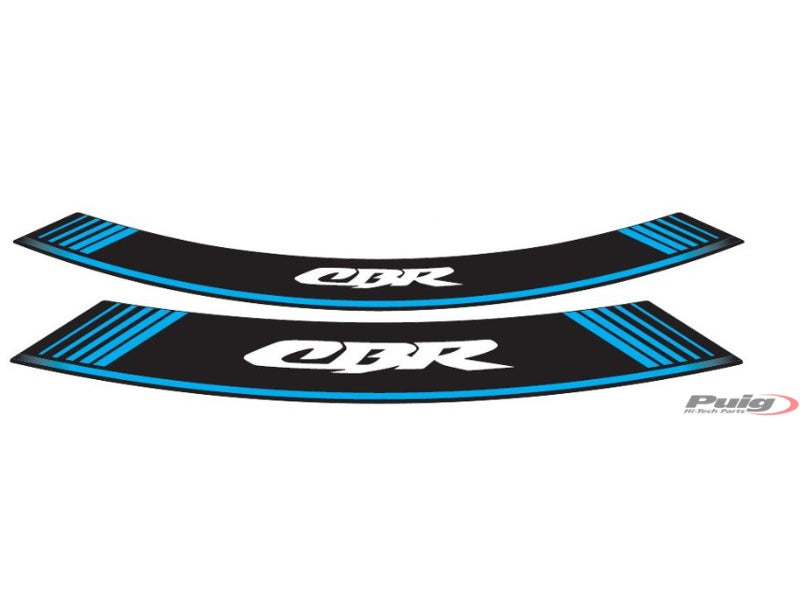 Wheel Rim Stickers - Blue