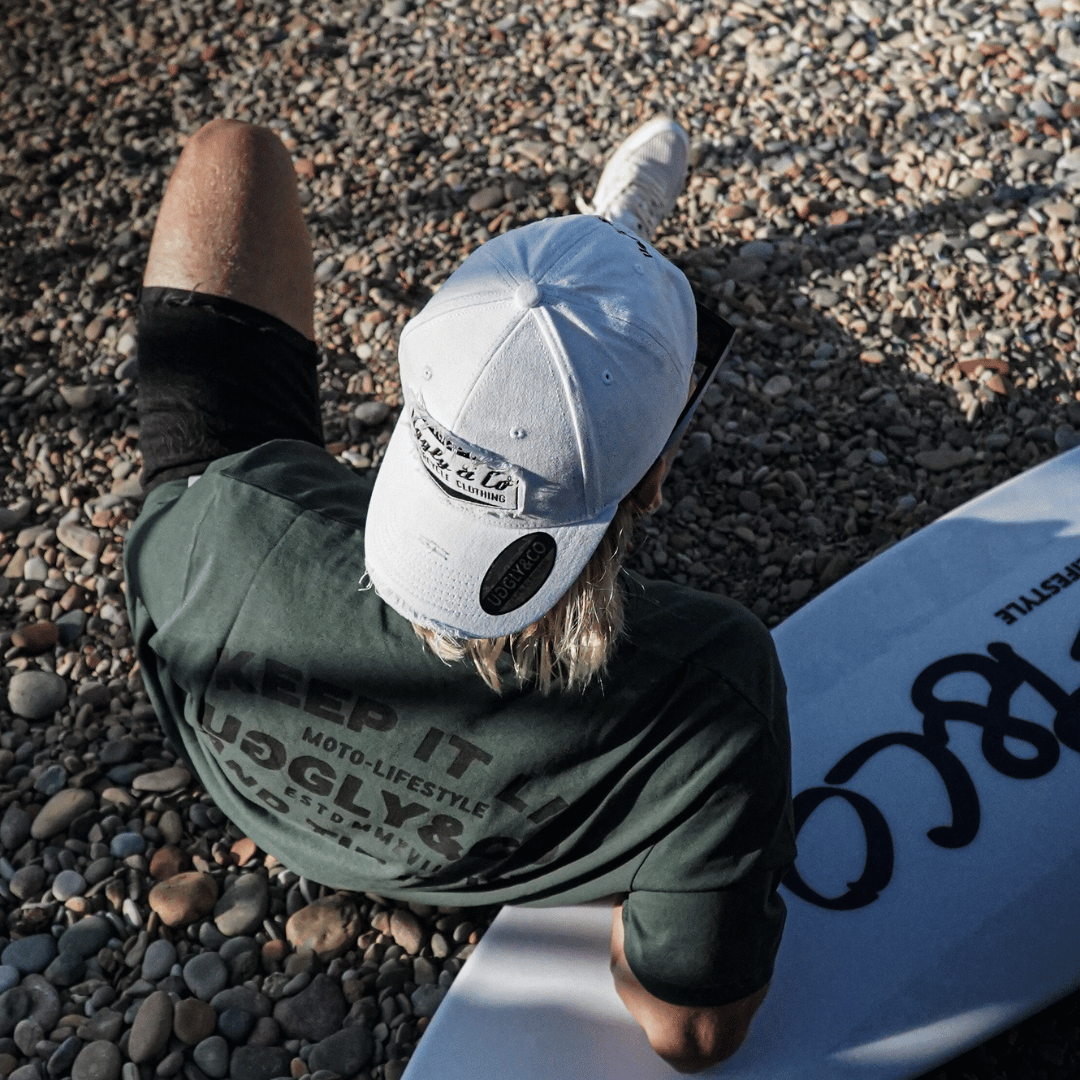 White Diamond Vintage Cap by Uggly & Co
