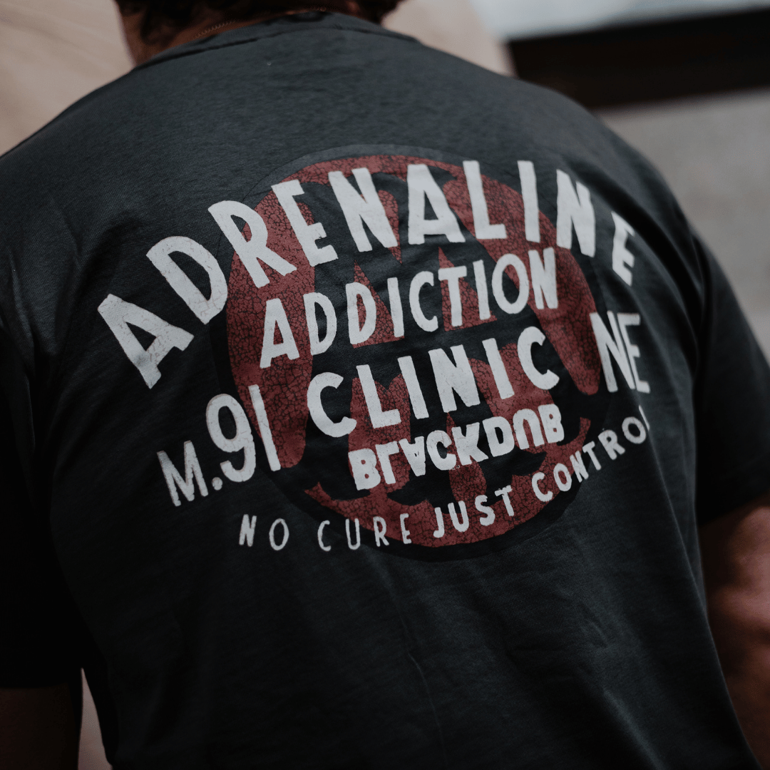Grey Adrenaline Addiction Tee by Uggly & Co