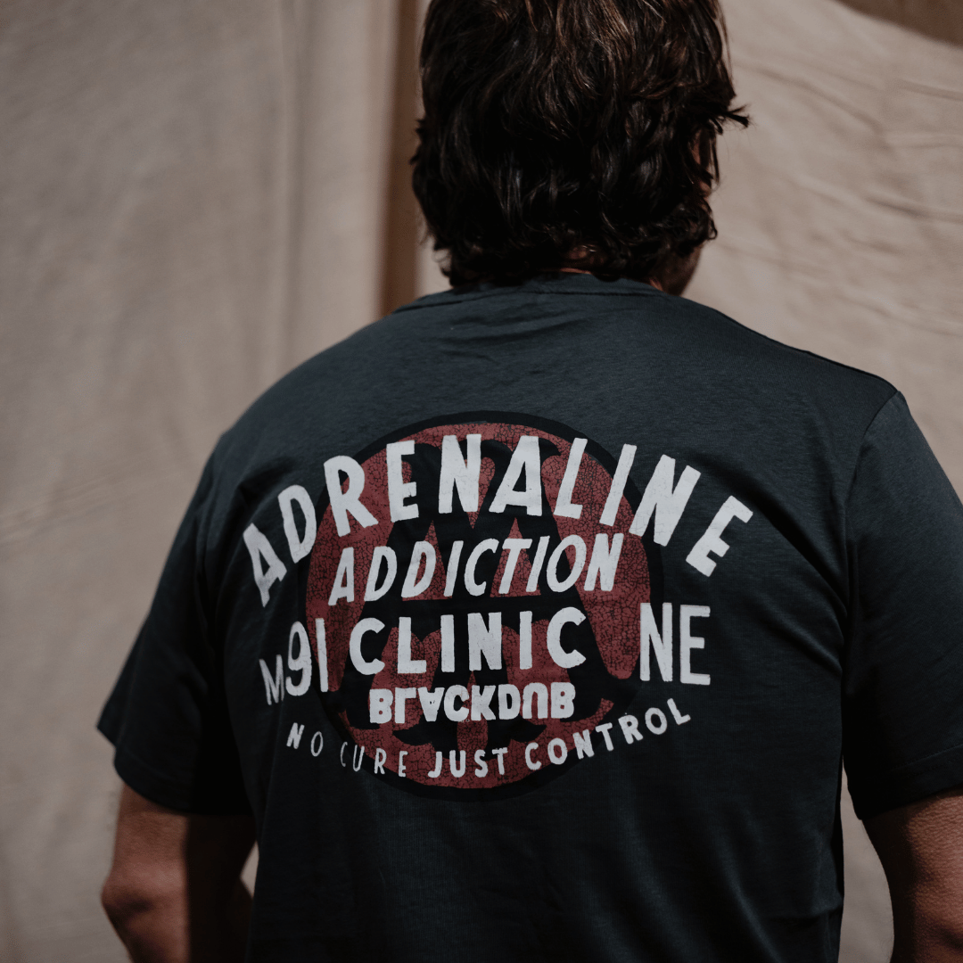 Grey Adrenaline Addiction Tee by Uggly & Co