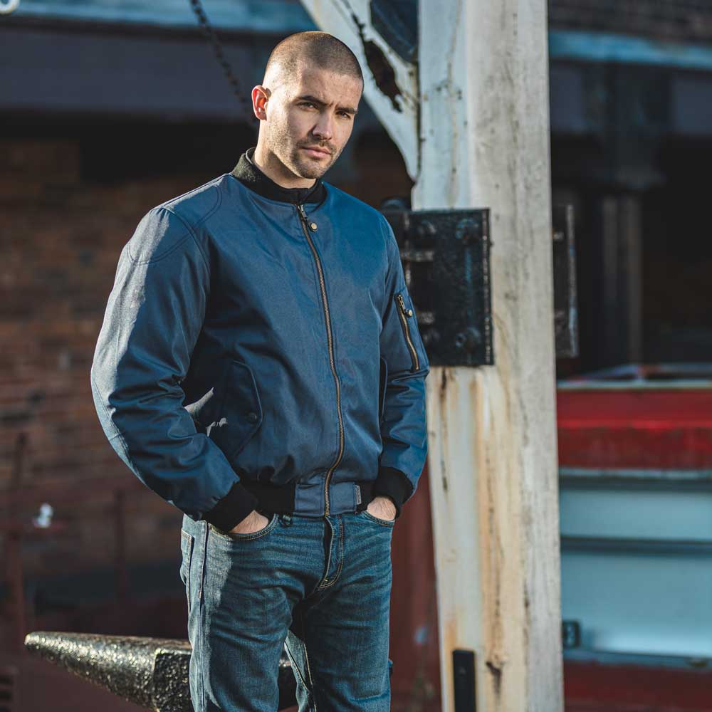 Spada Airforce 1 CE WP Bomber Jacket Blue