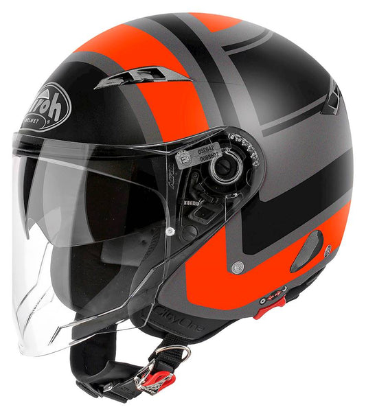 Airoh Helmet City One Jet - Wrap Orange Matt - XS