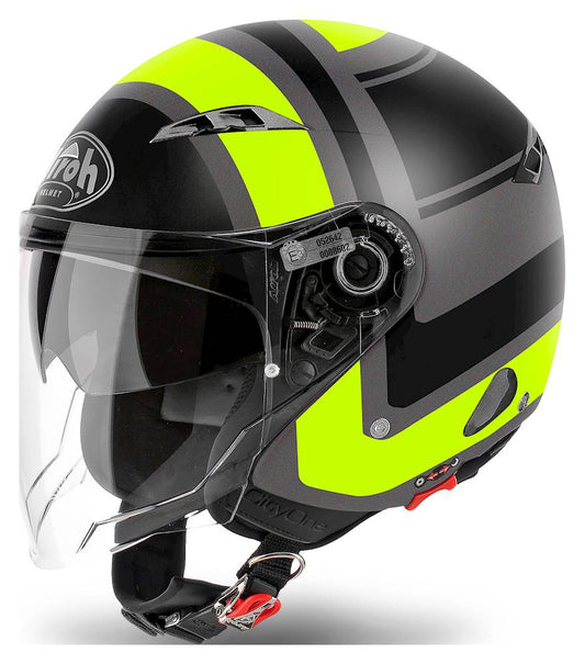 Airoh Helmet City One Jet - Wrap Yellow Matt - XS