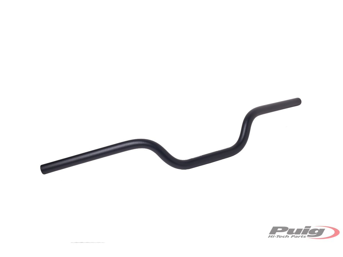 22mm Round Handlebar - Max Height 76mm - Black