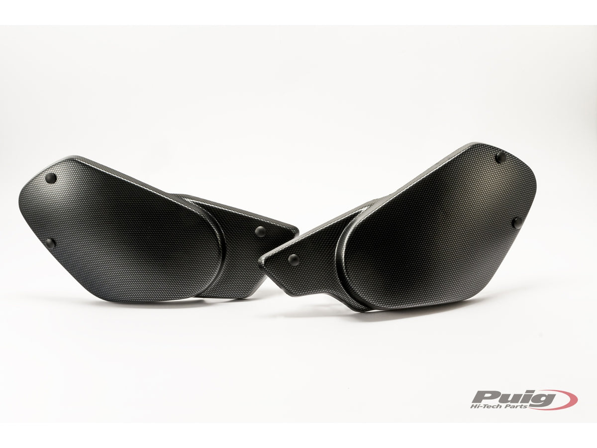 Retro Side Panels With Sticker Set - Carbon Look