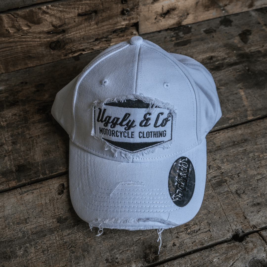 White Diamond Vintage Cap by Uggly & Co